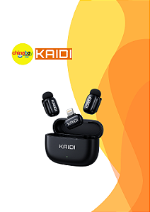 Microfone de Lapela Sem Fio Kaidi KMF3-A