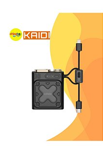 Carregador Portátil Power Bank Kaidi KD-991 – 10000mAh, Tela Digital, 22.5W