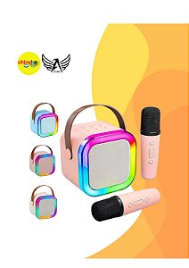 Caixa Som Infantil Bluetooth 20w Karaokê Microfone Sem Fio Altomex AM-8552 - Sortida