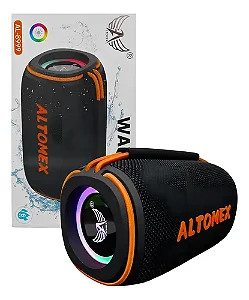 Caixa de som bluetooth altomex 30w Rgb waterproo al-8999