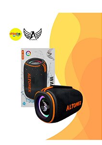 Caixa de som bluetooth altomex 30w Rgb waterproo al-8999