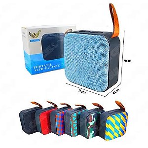 Caixa de som portatil com bluetooth Al-1115 -Sortidas