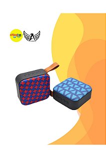 Caixa de som portatil com bluetooth Al-1115 -Sortidas