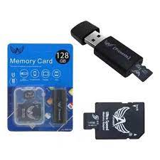 Cartão de Memória Altomex 128GB + Adaptador SD + Leitor USB