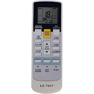 Controle Remoto para Ar-Condicionado Fujitsu – Modelo LE-7437