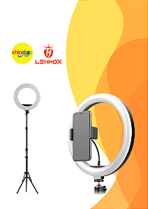 Ring Light 10'' Polegadas/ Lehmox LEY-39 Iluminação Profissional