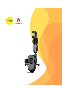 Suporte Veicular Lehmox LEY-1665 – Estande Multifuncional (3” a 7”)