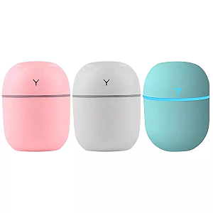 Umidificador De Ar Usb Portatil 220ml Com Led Purificador