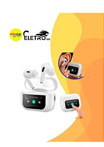 Fones De Ouvido Eletromex J-60 Pro - Homologado Cor Branco