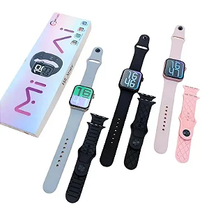 Smartwatch Benedo WL Xmini – Tela AMOLED • Pulseiras Extras- Sortidas