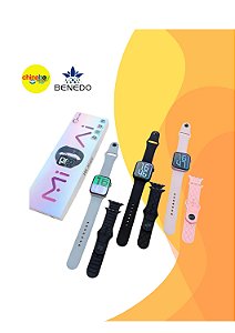 Smartwatch Benedo WL Xmini – Tela AMOLED • Pulseiras Extras- Sortidas