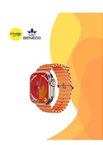 Smartwatch Dourado KW51 ULTRA 3 inteligentes 47MM/ 2 pulseiras