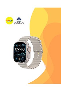 Smartwatch Ultra 4 Benedo 49mm Dourado/ Acompanha case e pelicula