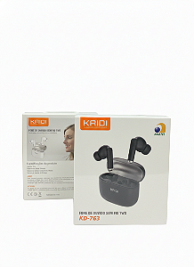 Fone de Ouvido Sem Fio TWS Kaidi KD-763 – Bluetooth 6.0