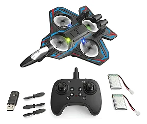 Drone Aeronave Controle Remoto Avião De Espuma Preto al-2768