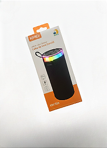 Caixa De Som Kaidi Sem Fio Portatil Para Uso Externo Preto 5v