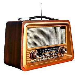 Radio Vintage Retrô Altomex Ad-8399 Recarregável Som Festa Cor Sortido