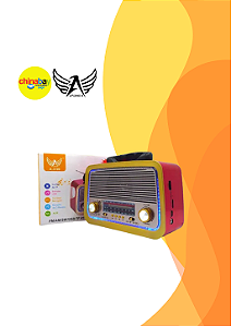 Radio Retro Classico Ad-3199 Fm,am,usb Receptor De 3 Bandas Bordô 110v/220v