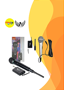 Microfone Profissional Sem Fio Dinâmico Altomex M-996w