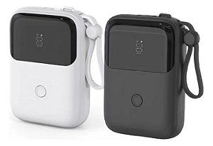 Carregador Power Bank 10000mAh Kaidi KNC-01P com Tela Digital 22.5W Turbo - Cor Sortida