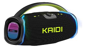 Caixa De Som Bluetooth 300w Grave Potente 30000 Mah Ipx6 Cor Preto KD-889