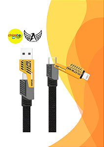 Cabo USB Tipo-C para Lightning Altomex 27W/65W 5A 1 Metro Carregamento Rápido