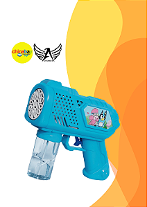 Brinquedo Arminha de Bolhas de Sabão PPJ-90 Lança Bolhas Infantil