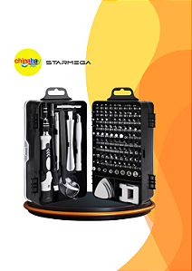 KIT 115 CHAVES DE PRECISÃO EM 1 STARMEGA ST-433