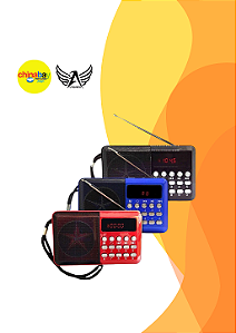 Rádio Portátil Retrô JD-31 Bluetooth Am Fm Sw Bateria Recarregável Usb Sd Sortidos