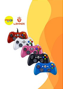 Controle Para Xbox 360 e PC Lehmox NY-3290 Sem Fio Com Vibração