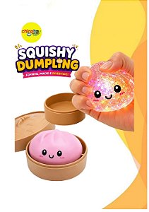 Squishy Antiestresse Grande com Luz LED e Glitter Macio Surpresa Sortidos