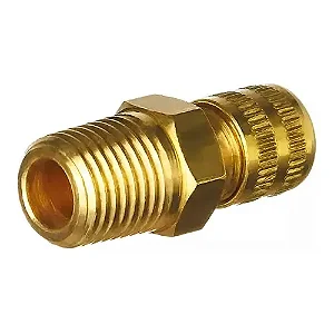 UNIÃO SCHRADER 1/4 SAE X 1/8 NPT