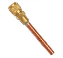 VALVULA UNIAO C/ NUCLEO 1/4 SAE C/ TUBO 110MM