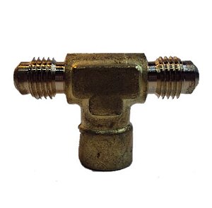 TEE 1/4 M SAE X 1/4 M SAE X 1/4 F SAE