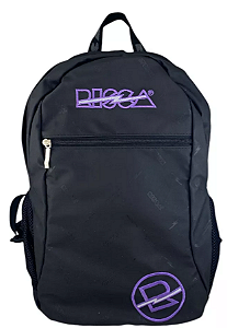 Mochila Risca Preta Com Roxa 9079-03