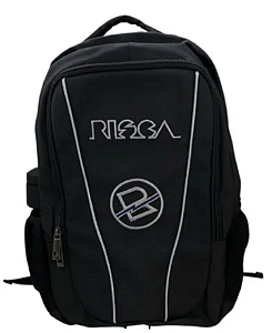 Mochila Risca Impermeável Emborrachada Preta 9081-01