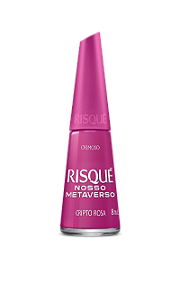 Esmaltes Risqué Nosso Metaverso - Cripto Rosa