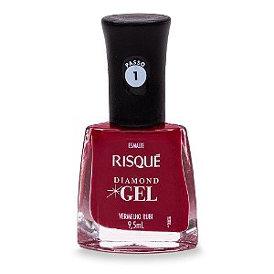 Risqué Diamond Gel Vermelho Rubi