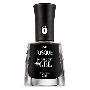 Risqué Diamond Gel Preto Caviar Cremoso