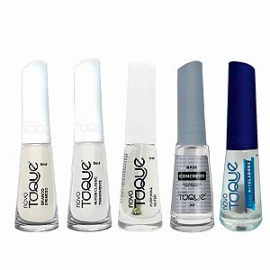 Kit Classic Novo Toque 1 Nuvem Classic +1 Branco Cremoso +1 Purpurina Gliter +1 Base de Concreto +1 Base Niveladora