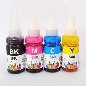 Tinta Compatível Epson | Série 640 | Star Ink | 70ml | Sem Caixa | Kit 4 cores