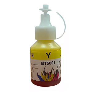 Tinta Compatível Brother Amarelo | Sem Caixa | BT6001 | BT5001 | Star Ink  | 45ml