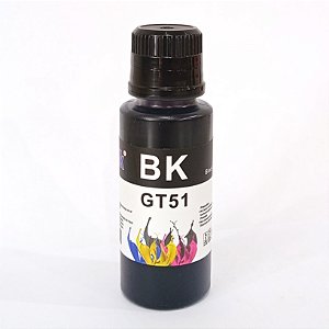 Tinta Compatível HP GT51 Preto BK | 90ml | Star Ink | Sem Caixa | GT-51 | 51