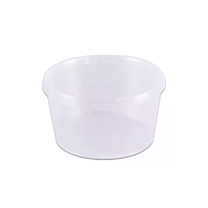 Pote Redondo com Lacre 500ml C/10 | Prafesta