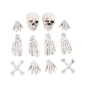 Kit Mini Esqueleto Kael com 12pç - Cromus