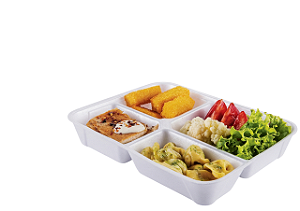 Bandeja Termica EPS HF-100/4 DIVISORIA S/TP C/100 | Fibraform