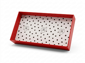 Caixa Coração Lapidado para 3 Corações 18g 6un | Cromus