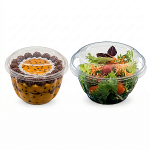 Embalagem para Doces e Salgados com Tampa G-683 Ideal 1400ml - 10un | Galvanotek