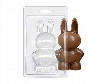 Forma FP167 Coelho Grande para Chocolate C/3un | Cristalform