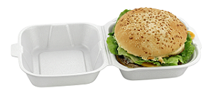 Bandeja para Hambúrguer EPS CH-002 - C/100un | Copobras